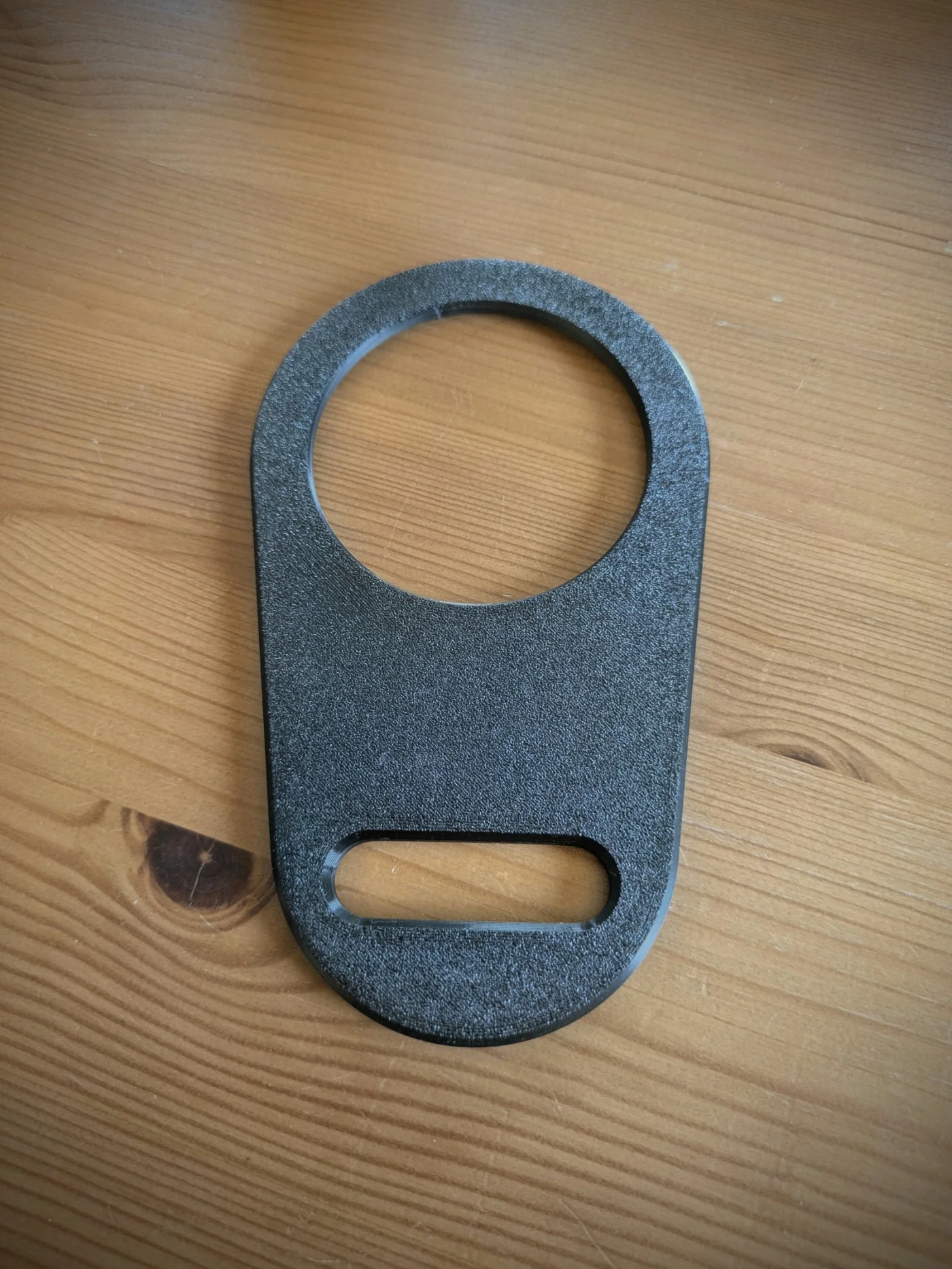 Pièce antivol AdBlue imprimée en 3D vue à plat