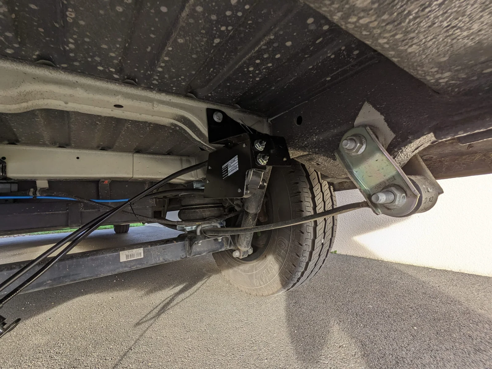 Mécanisme de levage de roue de secours Fiat Ducato